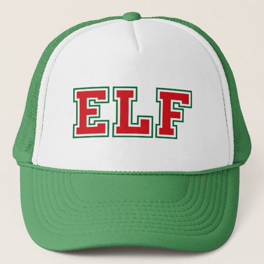 Holiday Elf Trucker Hat Trucker Pet (Voorkant)