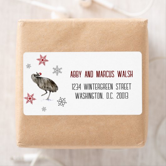 Holiday Emu Etiket (Insitu)