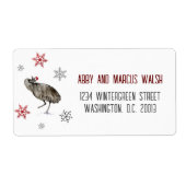 Holiday Emu Etiket (Voorkant)