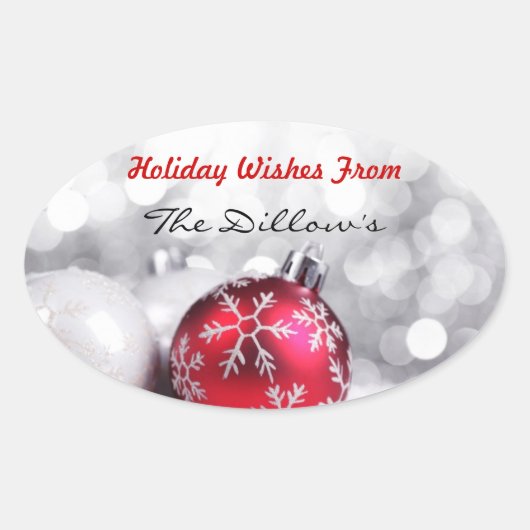 HOLIDAY ENVELOPE SEALS & Sticker Sjabloon (Voorkant)