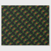 Holiday Evergreen pine cone patroon - Cadeaupapier (Vlak)