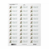 Holiday Evergreen Return Address Labels (Full Sheet)