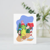 Holiday Express Slakkenpost van Turtle Briefkaart (Staand voorkant)