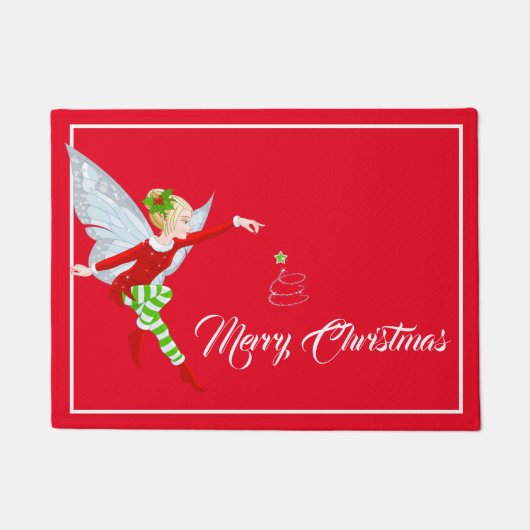 Holiday Fairy Doormat Deurmat (Voorkant)