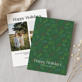 Holiday Family Photo Card Feestdagenkaart