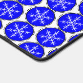 Holiday Fancy artistiek Snowflake Patroon Kerstmis Bureaumat (Hoek)