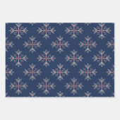 Holiday Faux Knit Pattern kerst op maat Inpakpapier Vel (Voorkant 3)