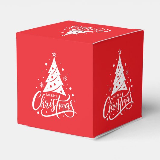 Holiday Favor Gift Box Bedankdoosjes (Achterkant)