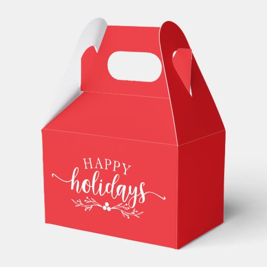 Holiday Favor Gift Box Bedankdoosjes (Voorkant Zijde)