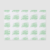 Holiday Feliz Navidad Tissue Paper Tissuepapier (Voorkant)