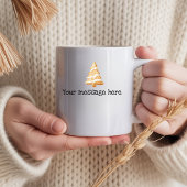 Holiday Festive Mug with Custom Text for Mom & Dad Koffiemok