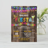 Holiday Fiesta Mexicaanse Partij Kaart (Staand voorkant)