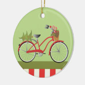 Holiday-fiets Keramisch Ornament (Links)