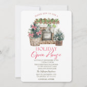 Holiday Fireplace Open House Kaart (Voorkant)