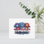 Holiday Firework Classic Informatiekaartje (Staand voorkant)