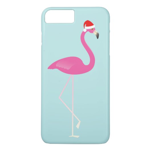 Holiday Flamingo iPhone 7 in turquoise Case-Mate iPhone Case (Achterkant)