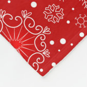 Holiday Fleece Throw Blanket Deken (Hoek)