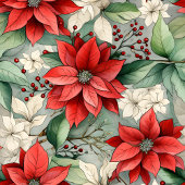 Holiday Floral Blanket Red Poinsettia Cozy Throw Fleece Deken