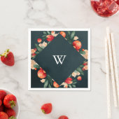 Holiday Floral en Berry Dellarobbia Lijst Servet (Insitu)