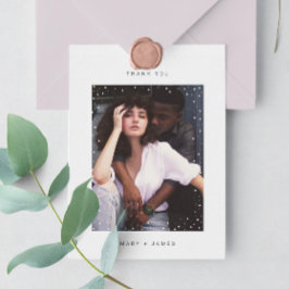 HOLIDAY FOTO DANK JE KAART | Moderne minimale stip