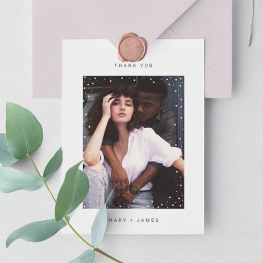 HOLIDAY FOTO DANK JE KAART | Moderne minimale stip