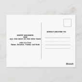 Holiday Foto | Rood en groen Briefkaart (Achterkant)