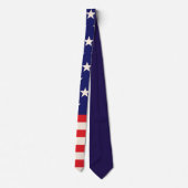 Holiday - Fourth of July American Flag Necktie Stropdas (Achterkant)