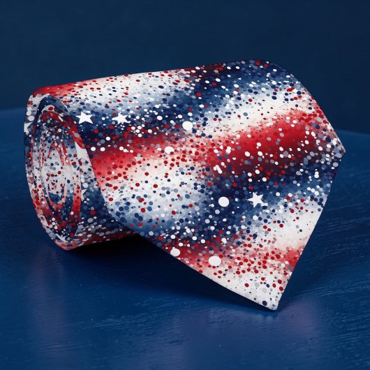 Holiday - Fourth of July Patriotic Necktie Stropdas
