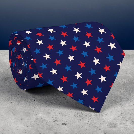 Holiday - Fourth of July Stars Necktie Stropdas
