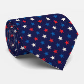 Holiday - Fourth of July Stars Necktie Stropdas (Opgerold)