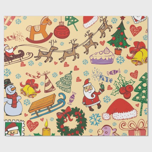 Holiday Fun Cadeaupapier (Vlak)