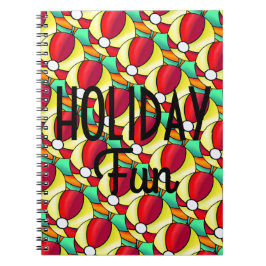 Holiday Fun Cheerful Ball Motivation Journal Notitieboek
