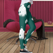 Holiday Fun Christmas Ball Sparkling Ornament Gift Leggings