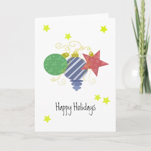 Holiday Fun Feestdagen Kaart (Voorkant)
