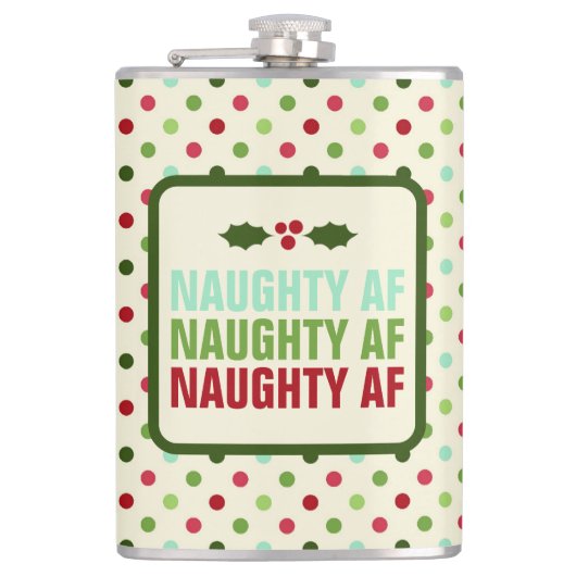 Holiday Fun Flask ©NHC Heupfles (Voorkant)