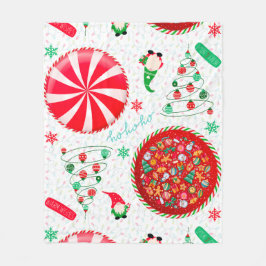 Holiday Fun Fleece Deken