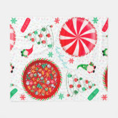 Holiday Fun Fleece Deken (Voorkant (Horizontaal))
