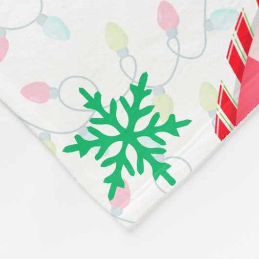 Holiday Fun Fleece Deken (Hoek)