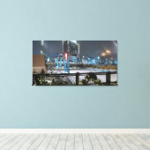 Holiday Fun op Canalside Canvas Afdruk (Insitu (Houten vloer))