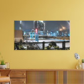 Holiday Fun op Canalside Canvas Afdruk (Insitu (Woonkamer))