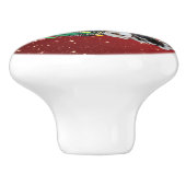 Holiday Fun (schattige honden) Keramische Knop (Zijkant)