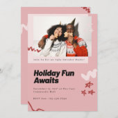 Holiday Fun Waits op maat Kaart (Voorkant / Achterkant)