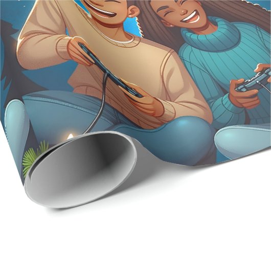 Holiday Game Night- Kerst inpakpapier (Rol Hoek)