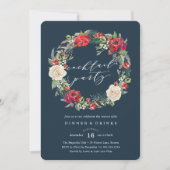 Holiday Garden krans Cocktail Party uitnodiging (Voorkant)