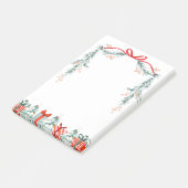 Holiday Garland Bow kerstcadeautjes Trees pasta Post-it® Notes (Schuin)
