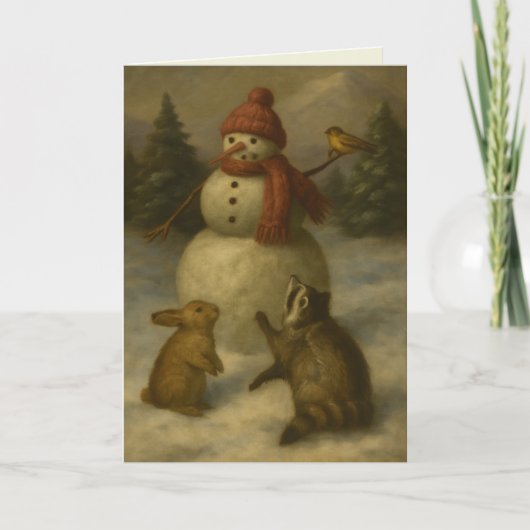 "Holiday Gathering" - Door Blake Mauney Feestdagen Kaart (Voorkant)