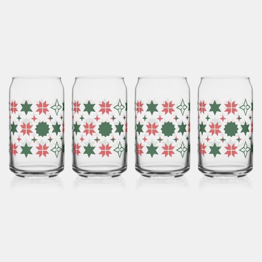 Holiday Geo Wrap Blikvorm Glas (Achterkant)