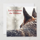 Holiday German Shepherd Kaart (Voorkant)