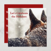 Holiday German Shepherd Kaart (Voorkant / Achterkant)