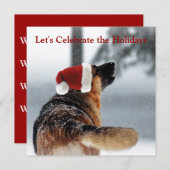 Holiday German Shepherd Kaart (Voorkant / Achterkant)